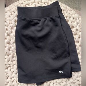 ALO Yoga Jet Black Skirt
